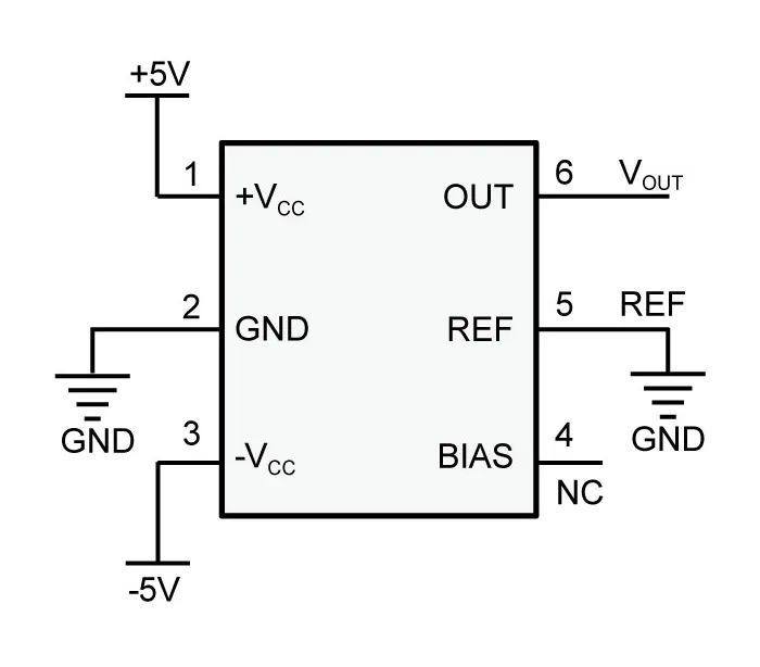 圖5：雙電源供電的典型應用參考電路圖